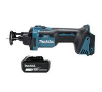 Makita Dco181Z 18V Lxt Cordless Brushless Drywall Cutter With 1 X 6.0Ah Battery