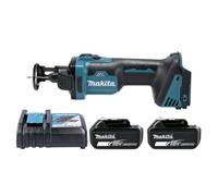 Makita Dco181Z 18V Lxt Cordless Drywall Cutter With 2 X 6Ah Batteries & Charger