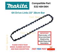 Makita DCS430 DCS520 Replacement Chainsaw Chain 64 D/ Links - 38cm Bar FAST POST