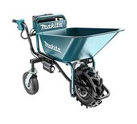 Makita DCU180PTX4 18V Li-ion LXT Brushless Wheelbarrow complete with Bucket Frame Set, 2 x 5.0Ah Batteries and Twin Port Charger