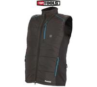 Makita Dcv202Zxl Lxt 18V Cordless Battery Heated Vest Gilet - Black Extra Large