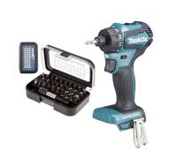 Makita Ddf083Z 18V Lxt Li-Ion 6.35mm Drill Driver Cordless 1/4" Hex + 30Pc Set