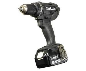 Makita DDF482RFEB Cordless Drill in Carrying Case DDF 482 RFEB 2x18.0V-LI 3.0Ah, 1 W, 18 V, Black