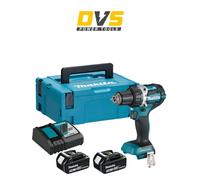 Makita DDF484RFJ Cordless 18v Li-ion Brushless 2-Speed Drill Driver Kit +2 Batts
