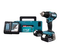 Makita DDF485RFJ Cordless Drill Driver 18 V/3 Ah with 2 Batteries + Charger in MAKPAC
