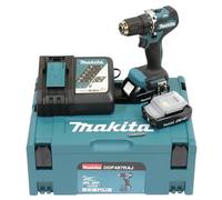 Makita DDF487RAJ Cordless Drill 18 V / 2.0 Ah 2 Batteries + Charger in Makpac Petrol