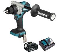 Makita DDF492Z 18V LXT Brushless Driver Drill with 1 x 5.0Ah Battery & Charger