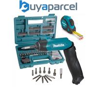Makita DF001DW 3.6v Cordless Lithium Ion Pencil Screwdriver 81PC Bit Set + Tape