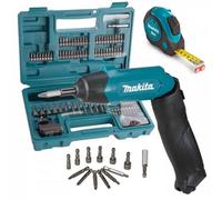 Makita Df001Dw 3.6V Cordless Lithium Ion Pencil Screwdriver 81Pc Bit Set + Tape