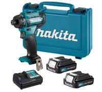 Makita DF033D 12v Max CXT Cordless Hex Drill Driver 2 x 2ah Li-ion Battery Charger Case