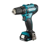 Makita DF333DWAE 12V Max Li-ion CXT Drill Driver Complete with 2 x 2.0 Ah Li-Ion Batteries and Charger Supplied in A Carry Case