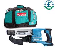 Makita DFR550 18V Cordless LXT Auto Feed Screwdriver With 831278-2 LXT400 Bag
