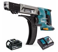 Makita DFR750Z 18V LXT Auto Feed Screwdriver with 1 x 3.0Ah Battery & Charger