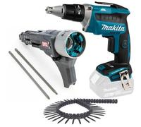 Makita Dfs452Z 18V Auto Brushless Screwgun + Senco Ds55 Attachment + 1000 Screws