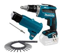 Makita Dfs452Z 18V Brushless Drywall Screwgun Autofeed Screwdriver + 1000 Screws