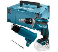 Makita Dfs452Z 18V Collated Autofeed Brushless Screwdriver + Attachment + Makpac