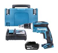 Makita Dfs452Z Screwdriver 18V Lxt Cordless Brushless Drywall Screwdriver With 1 X Bl1830, Charger & Case
