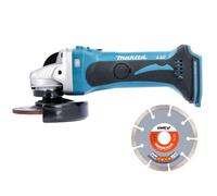 Makita DGA452 18v 115mm LXT Angle Grinder With 115mm 1 Extra Diamond Blade