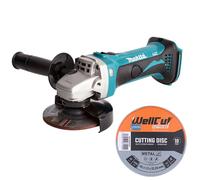 Makita DGA452Z 18volt Li-ion 115mm LXT Cordless Angle Grinder - Body Only