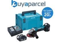 Makita DGA452RMJ 18v 4.5" 115mm Angle Grinder Lithium Ion + 2 x 4.0ah Batteries