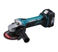 Makita Dga452Rtj 18V 4.5" 115mm Angle Grinder Lithium Ion + 2 X 5.0Ah Batteries