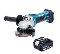 Makita DGA452Z 18v 115mm LXT Angle Grinder Body with 1 x 5Ah Battery