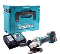 Makita DGA452Z 18V Angle Grinder with 1 x 5.0Ah BL1850 Battery, Charger & Case