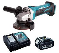 Makita DGA452Z 18V Cordless 115mm Angle Grinder with 1 x 5.0Ah Battery & Charger