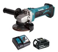Makita DGA452Z 18V LXT 115mm Angle Grinder with 1 x 3.0Ah Battery & Charger