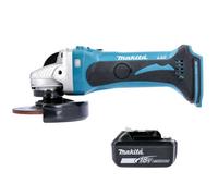 Makita Dga452Z 18V Lxt Cordless 115mm Slide Switch Angle Grinder With 1 X 3Ah Battery