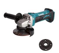 Makita DGA452Z 18V LXT Li-ion 115mm Angle Grinder Body with Locking Flange Nut