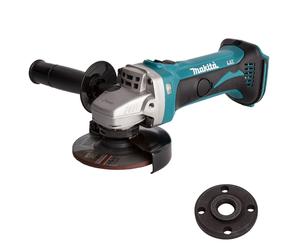 Makita DGA452Z 18V LXT Li-ion 115mm Angle Grinder Body with Locking Flange Nut
