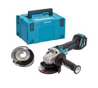 Makita DGA463Z 18v Cordless Brushless 115mm Angle Grinder + Flange Nut + Makpac
