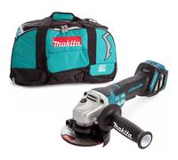 Makita DGA467 18V LXT Cordless Brushless 115mm Angle Grinder With 831278-2 LX...