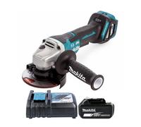 Makita Dga467Z 18V Lxt Cordless Brushless 115mm Angle Grinder With 1 X 6Ah Battery & Charger