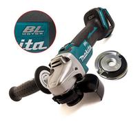 Makita Dga504Z 18V Cordless Brushless 125mm Angle Grinder Bare Tool + Flange Nut