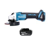 Makita Dga504Z 18V Lxt 125mm Cordless Brushless Slide Switch Atv Angle Grinder With 1 X 5Ah Battery