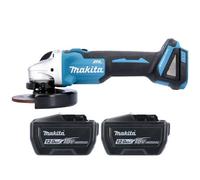Makita Dga504Z 18V Lxt 125mm Cordless Brushless Slide Switch Atv Angle Grinder With 2 X 12Ah Batteries