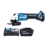 Makita Dga504Z Grinder 18V Lxt 125mm Cordless Brushless Slide Switch Atv Angle Grinder With 1 X 12Ah Battery & Charger