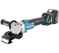 Makita DGA511RTJ Cordless Angle Grinder 18 V / 5.0 Ah, 2 Batteries + Charger in Makpac