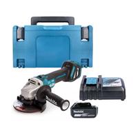 Makita Dga513Z 18V Lxt 125mm Cordless Brushless Slide Switch Angle Grinder With 1 X 3.0Ah Battery, Charger & Case
