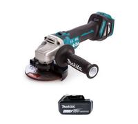Makita Dga513Z 18V Lxt 125mm Cordless Brushless Slide Switch Angle Grinder With 1 X 6Ah Battery