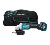 Makita Dga513Z 18V Lxt 125mm Cordless Brushless Slide Switch Angle Grinder With 832366-8 Large Tool Bag
