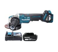 Makita Dga519Z 18V Lxt Cordless 125mm X-Lock Brushless Paddle Switch Angle Grinder With 1 X 6Ah Battery & Charger
