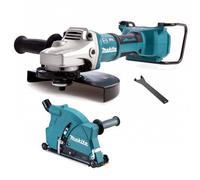 Makita Dga900Z 18V / 36V Cordless Brushless 9" Angle Grinder + Dust Extractor
