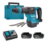 Makita Dhk180Rtj18V Lithium Brushless Cordless Power Scraper Avt 3.1J 2 X 5Ah