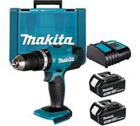 Makita DHP453F001 18v Combi Hammer Drill 2 x 3.0AH Battery in Carry Case