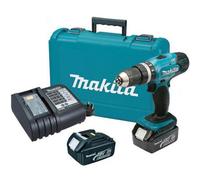 Makita Dhp453Sfe 18V Lxt Combi Hammer Drill Includes 2 X 3.0Ah Batteries Dhp453