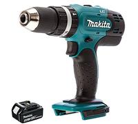 Makita DHP453Z 18v Li-ion 13mm 2 Speed Combi Drill Body with 1 x 5.0Ah BL1850 Battery, 18 V