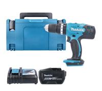 Makita Dhp453Z Drill 18V Lxt Cordless 1/2" 2-Speed Keyless Chuck Max 42Nm Combi Drill With 1 X 12Ah Battery, Charger & Case